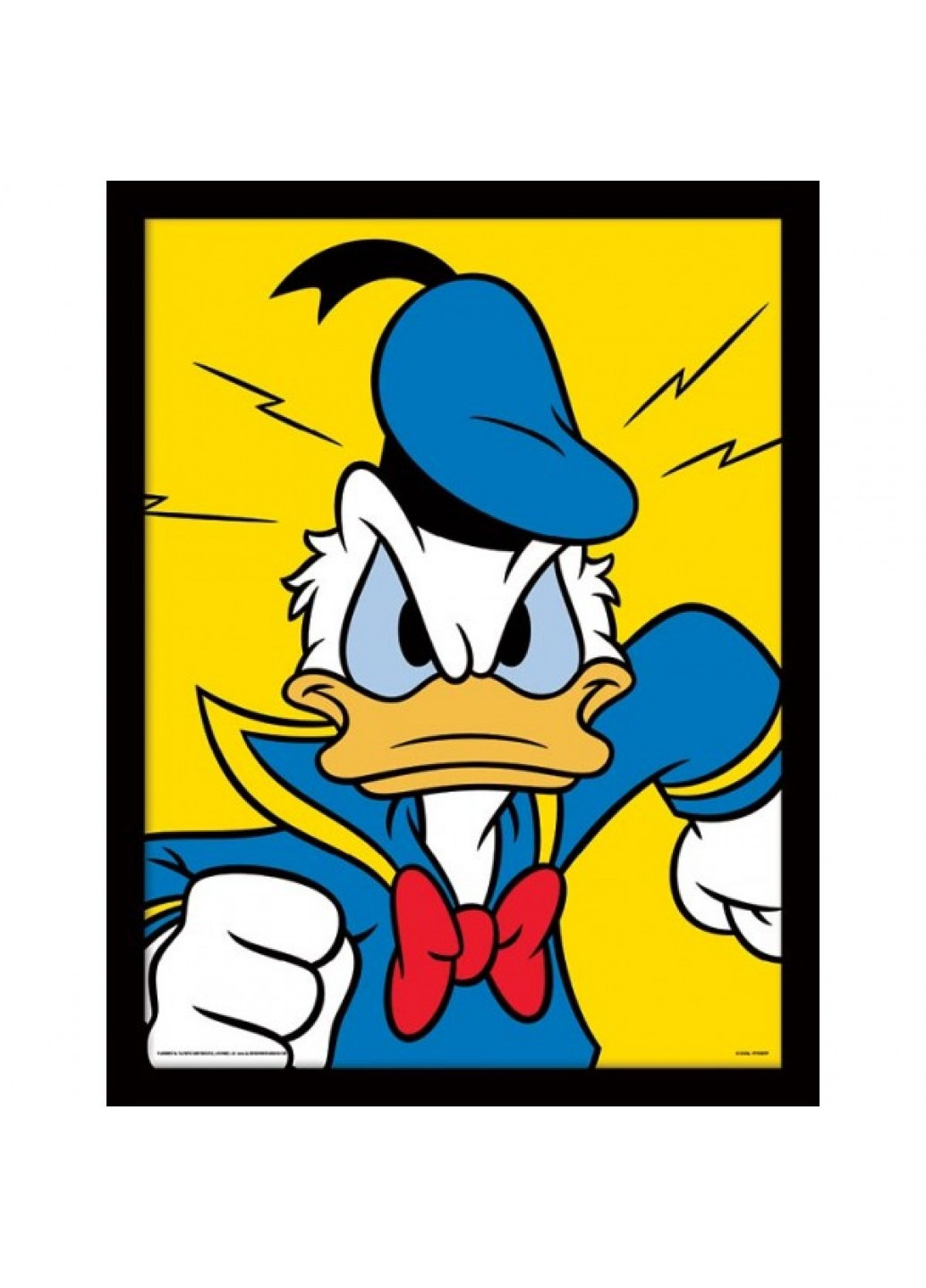 Постер в раме Donald Duck (Mad) 30 х 40 см Pyramid International (210895213)