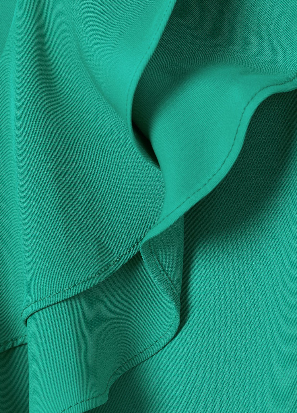 Зеленое кэжуал платье H&M однотонное