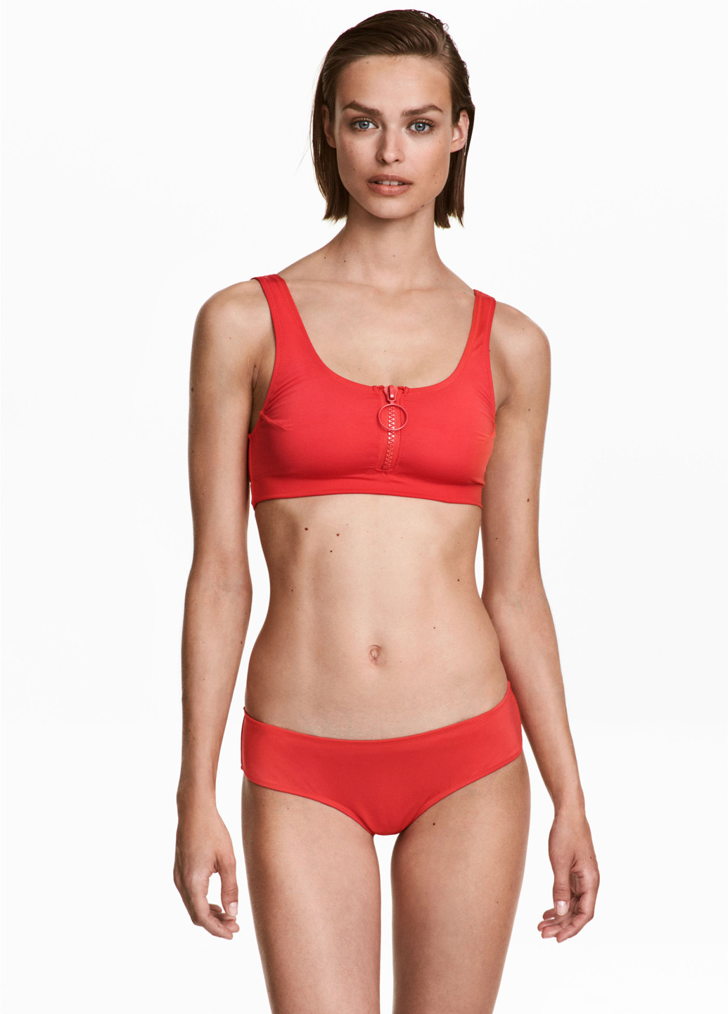 Алые купальные трусики однотонные H&M