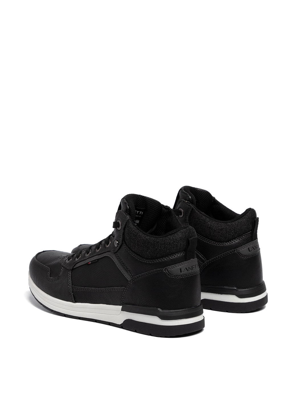 Черные осенние черевики mp07-81161-01 Lanetti