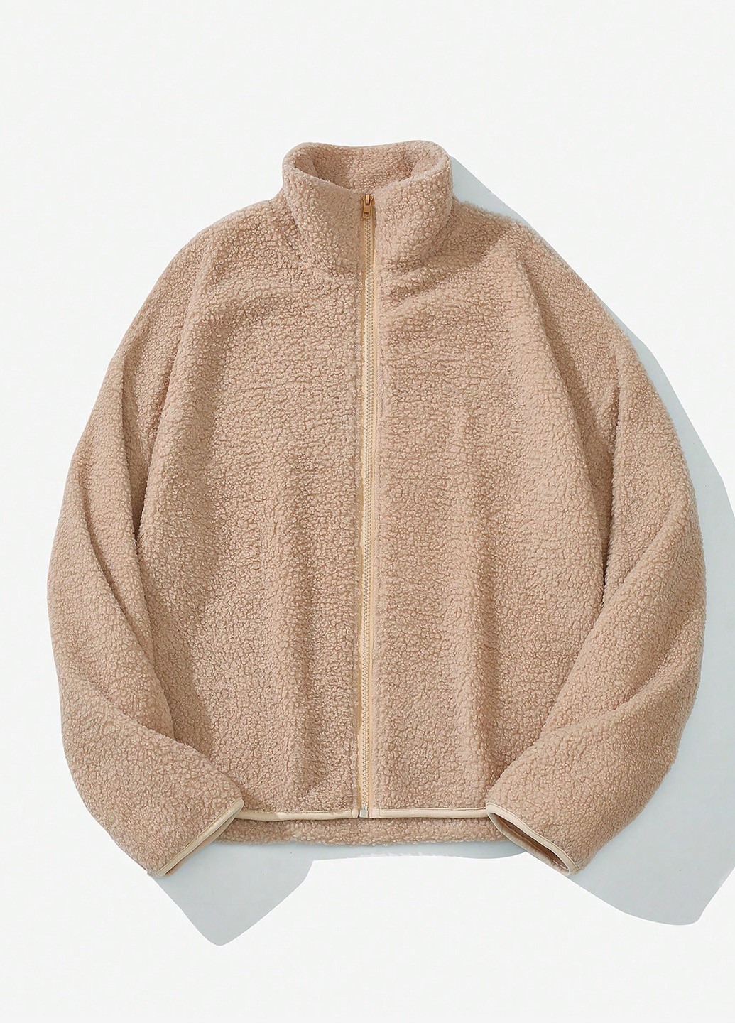 Песочная демисезонная куртка SHEIN