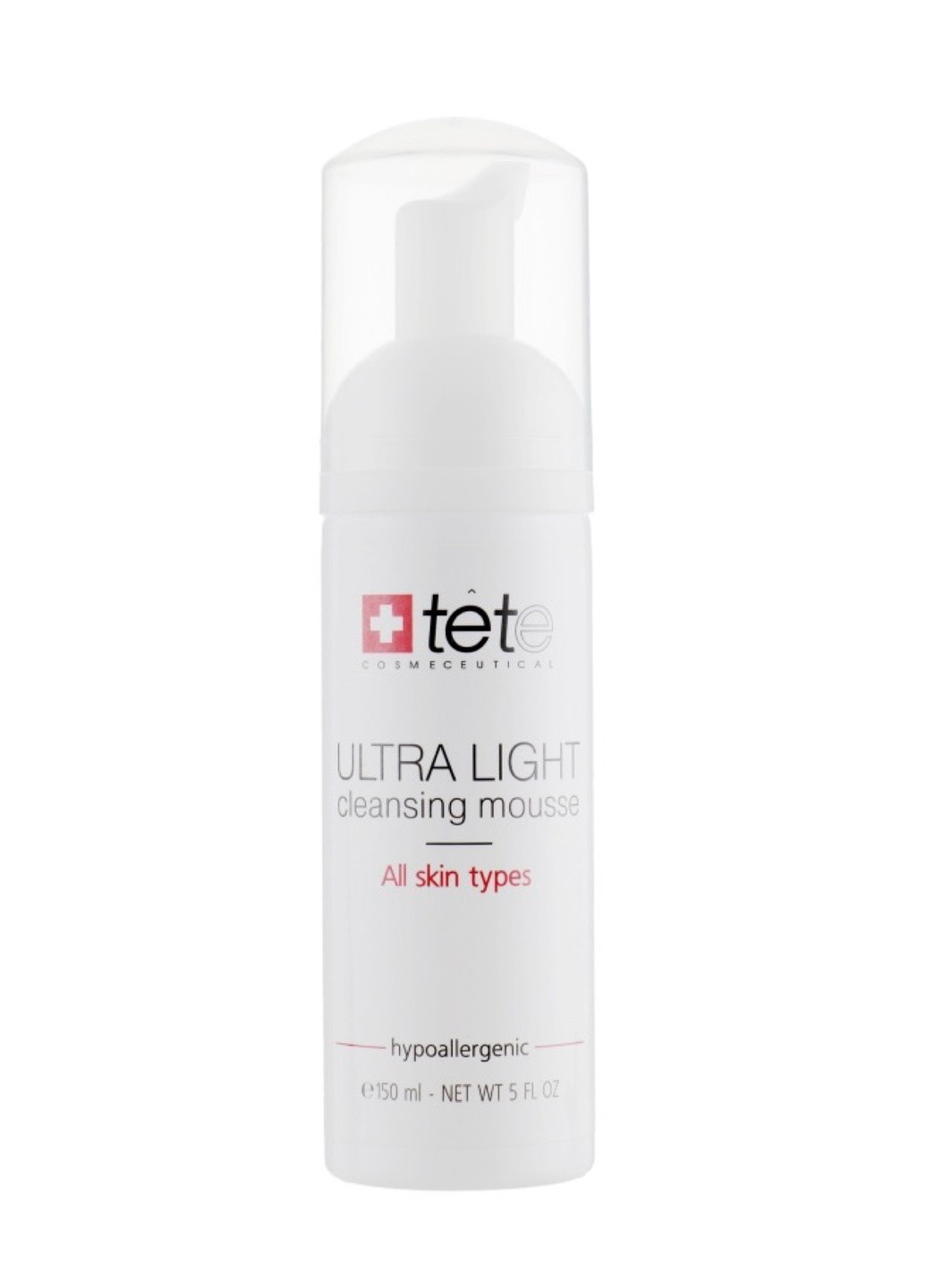 Ультра легкий мус для вмивання / TETe Ultra Light Cleansing Mousse, 150 мл TETe Cosmeceutical (249979132)