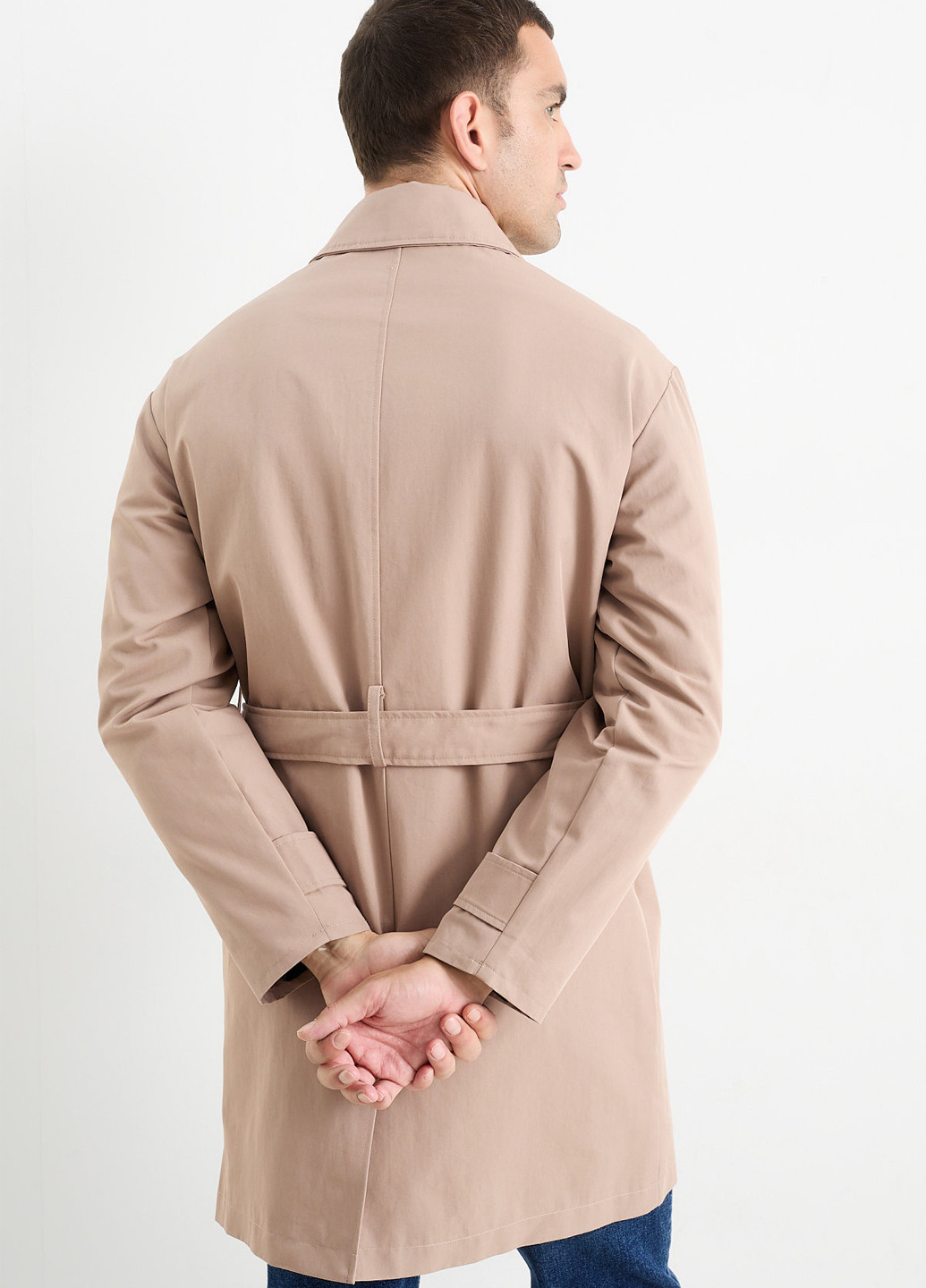 Плащ C&A макінтош на блискавці прямий (362192737)