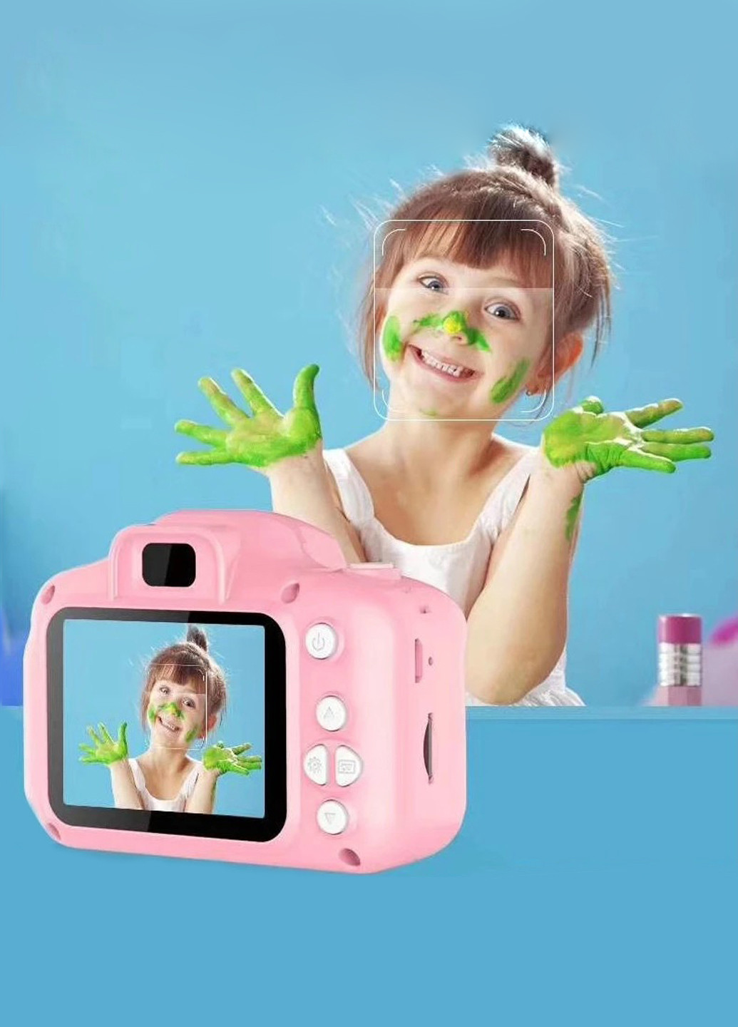 Дитячий цифровий фотоапарат Model X Pink UFT G-SIO Model X Blue рожевий