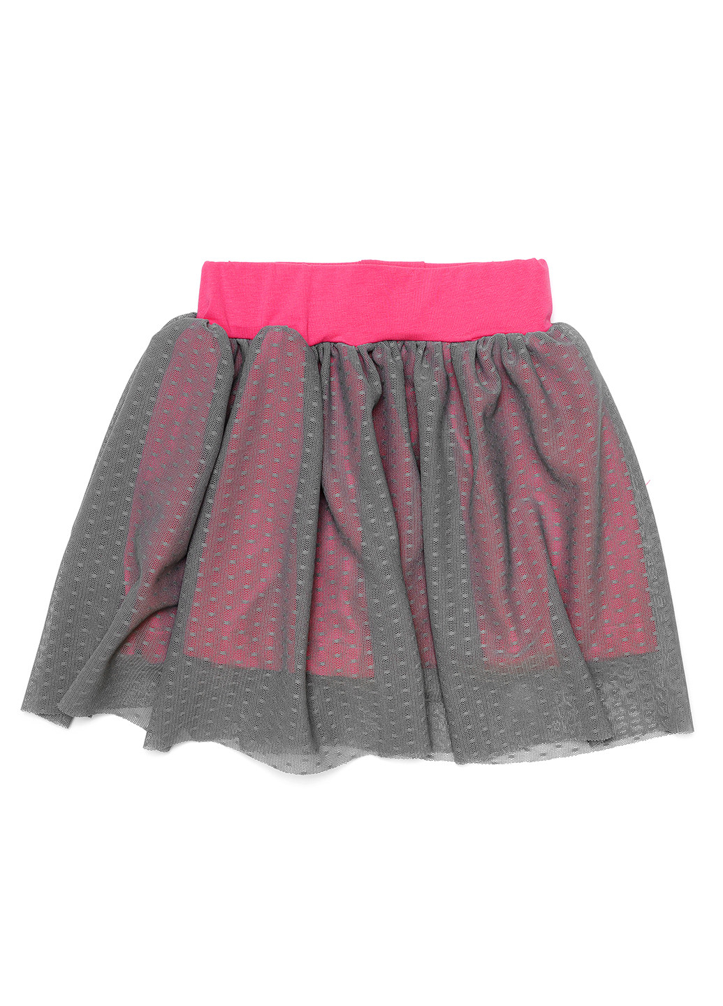 Розовая кэжуал фактурная юбка ArDoMi клешированная