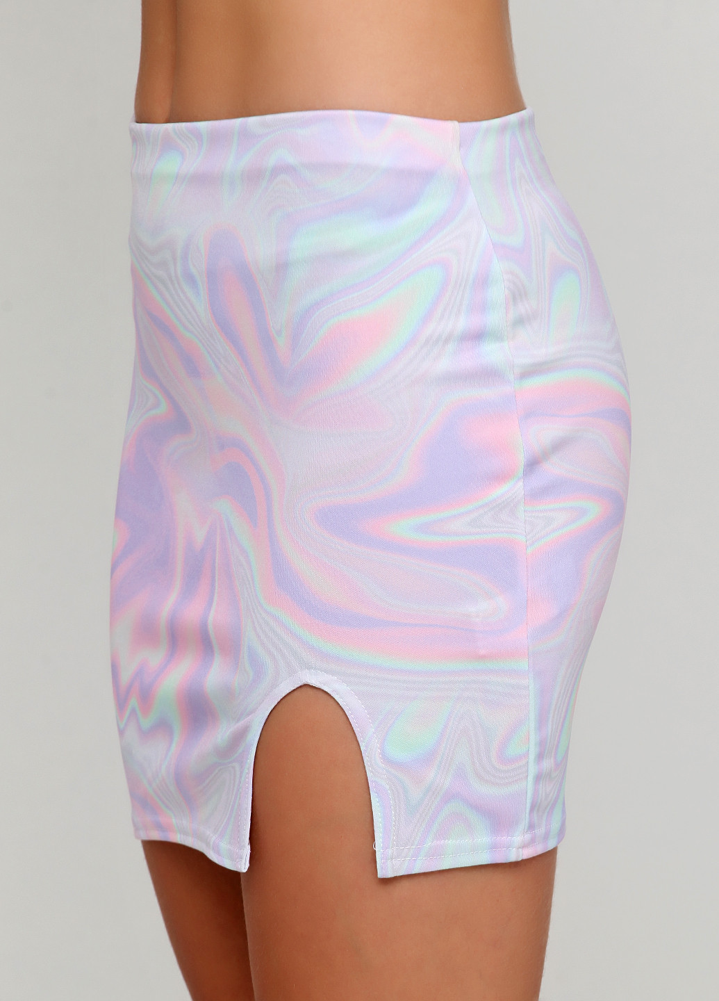 Разноцветная кэжуал однотонная юбка Boohoo карандаш