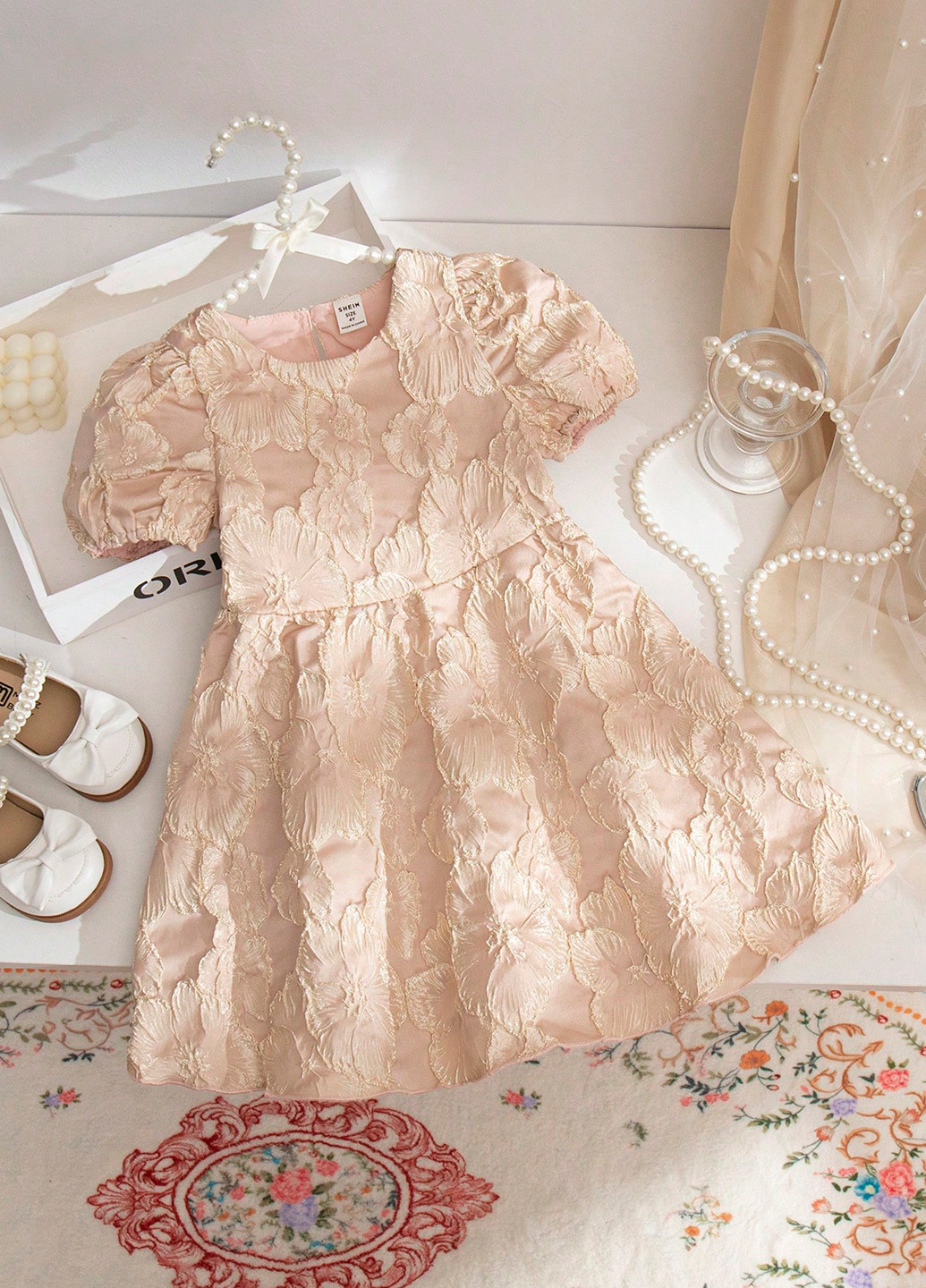 Бежева сукня SHEIN (331739305)