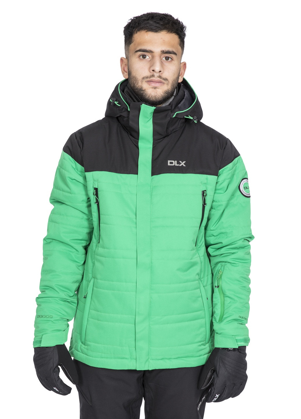 Кислотно-зеленая зимняя куртка Trespass HAYES - MALE DLX SKI JKT