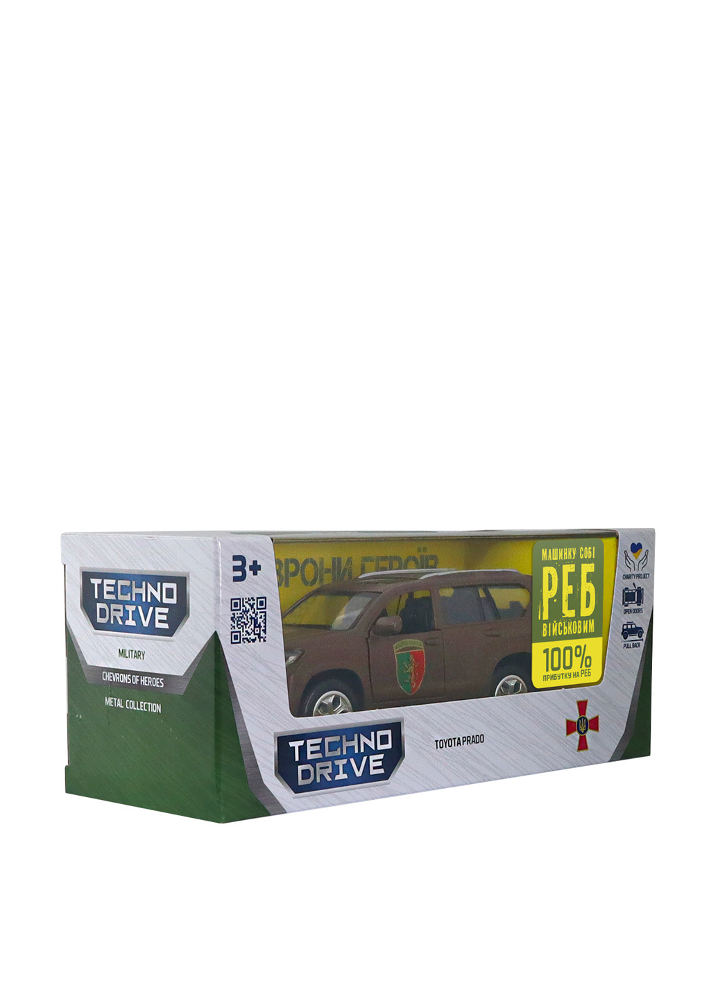 Автомодель TOYOTA PRADO 6,5 х17, 5х7 см TechnoDrive (305418147)