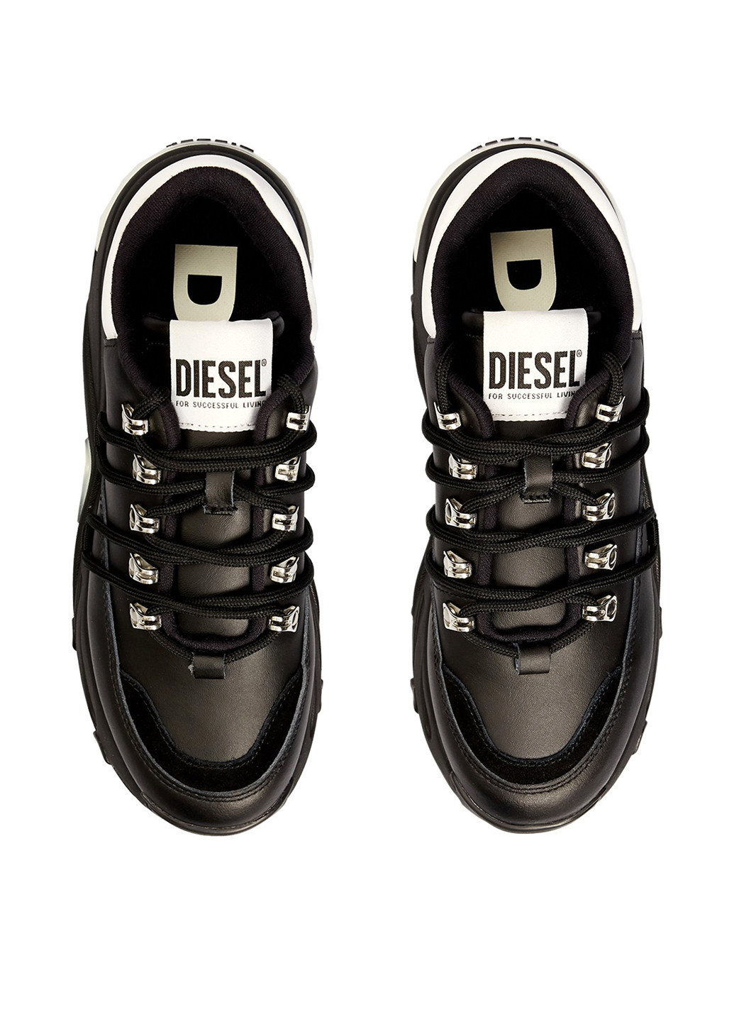 Чорні осінні кросівки Diesel