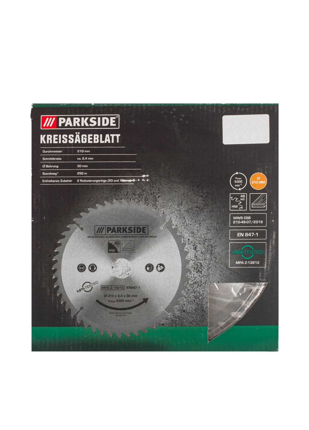 Циркулярний диск, 21 см Parkside (97956761)