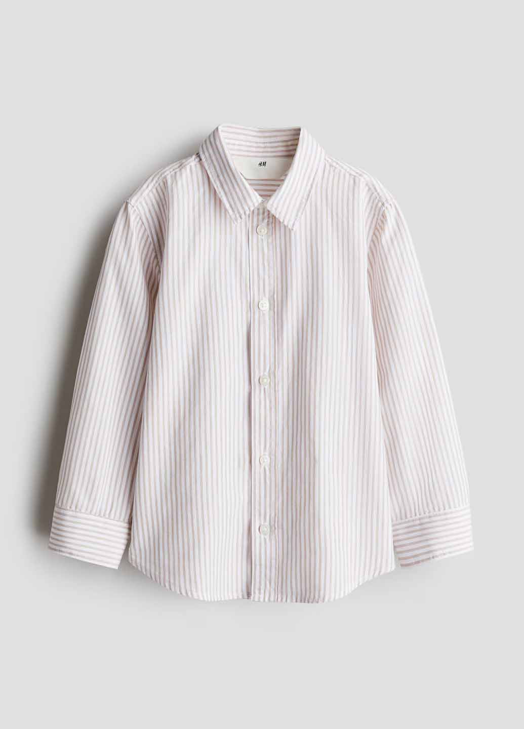 Цветная кэжуал рубашка в полоску H&M