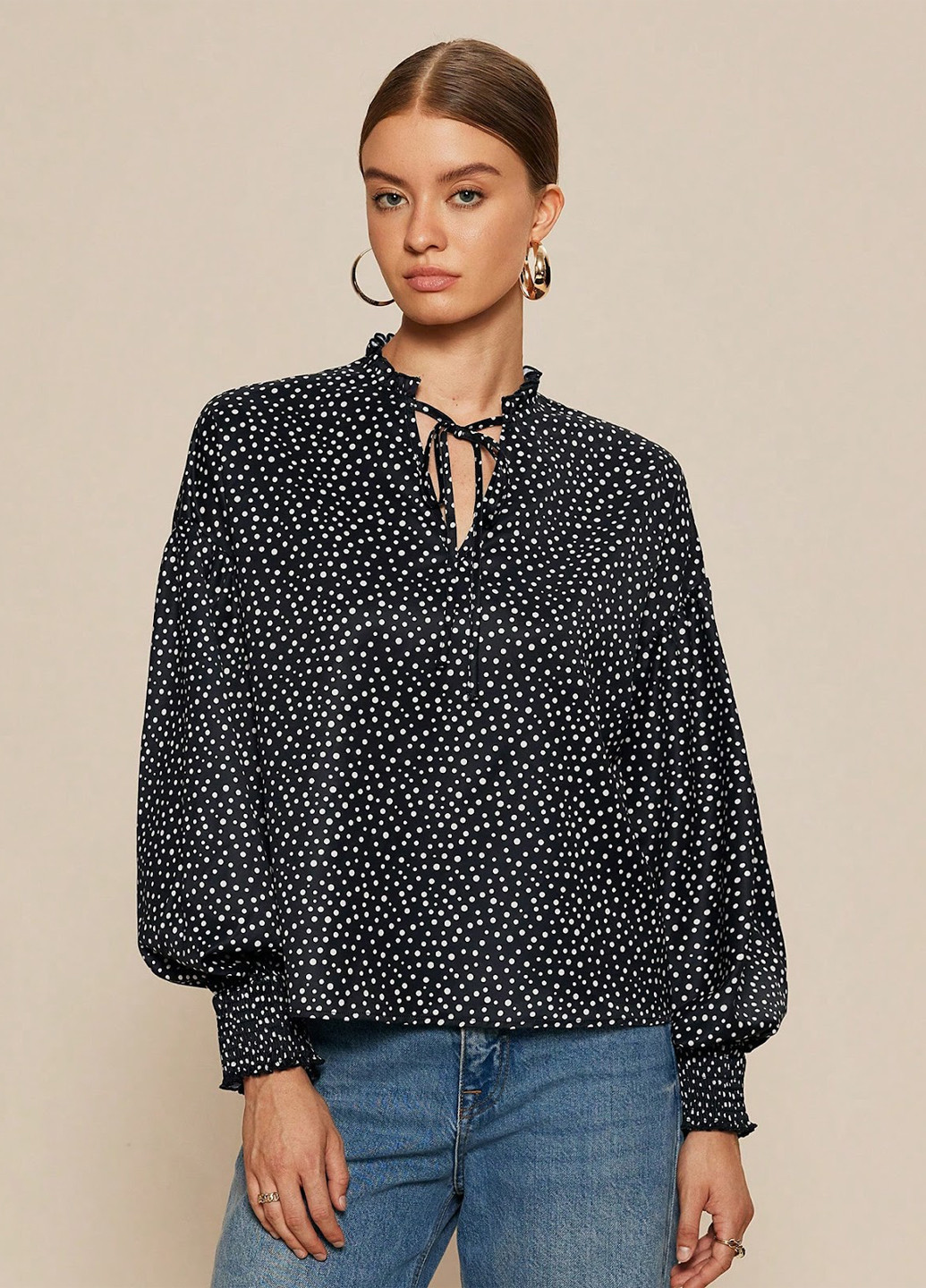 Чорна блуза SHEIN