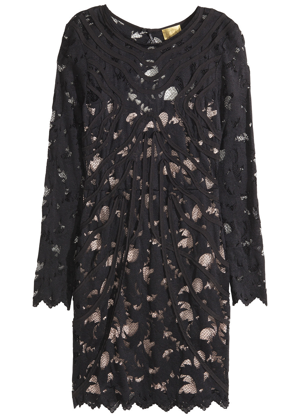 Чорна коктейльна сукня H&M однотонна