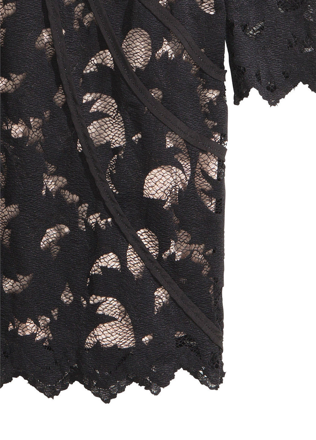 Чорна коктейльна сукня H&M однотонна