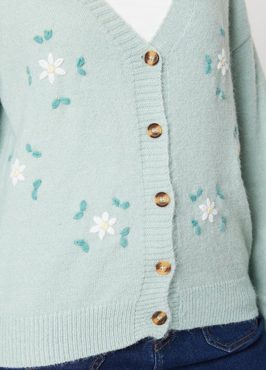 Мятный демисезонный кардиган Oasis