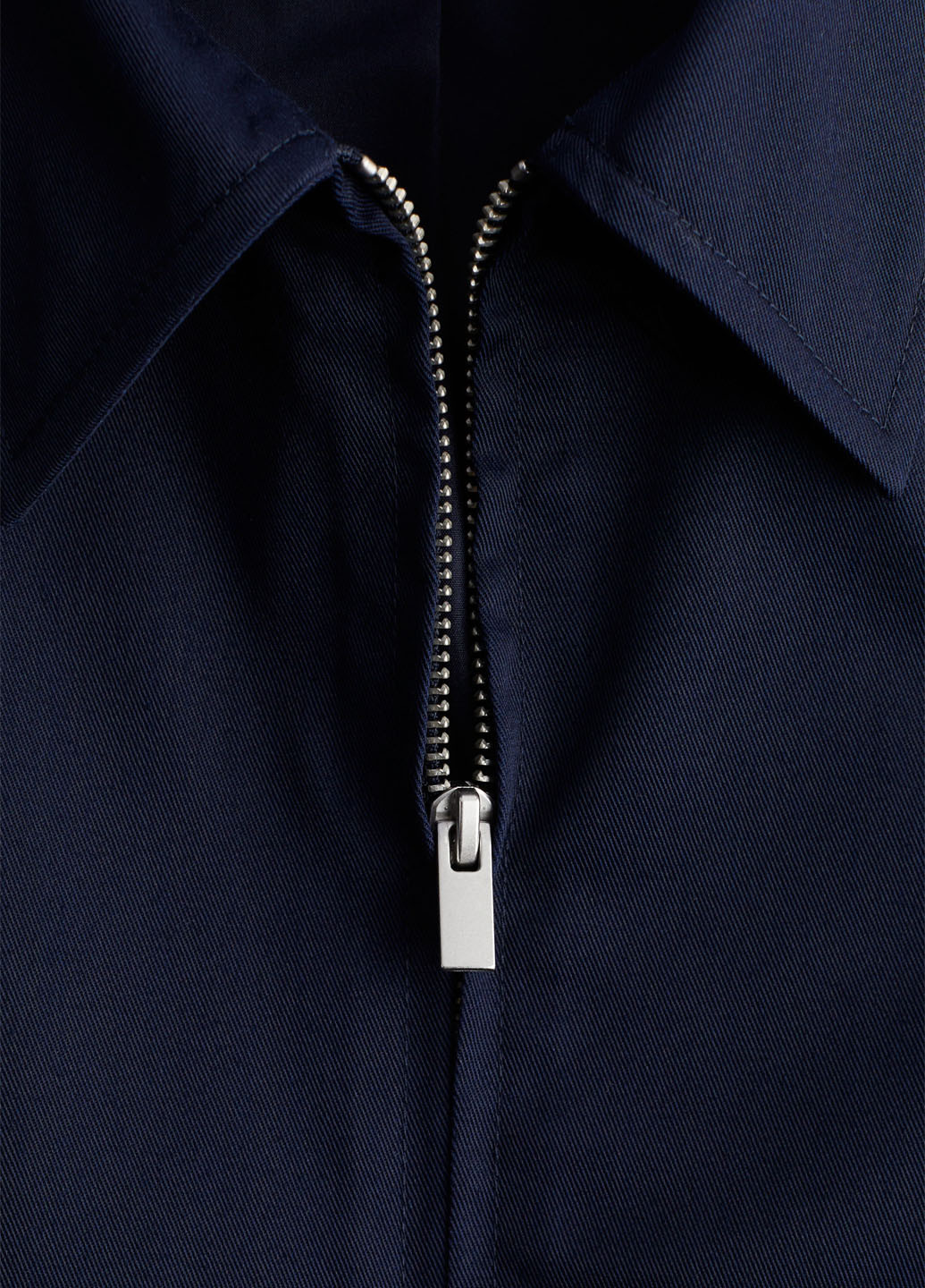 Темно-синя демісезонна куртка куртка-піджак H&M