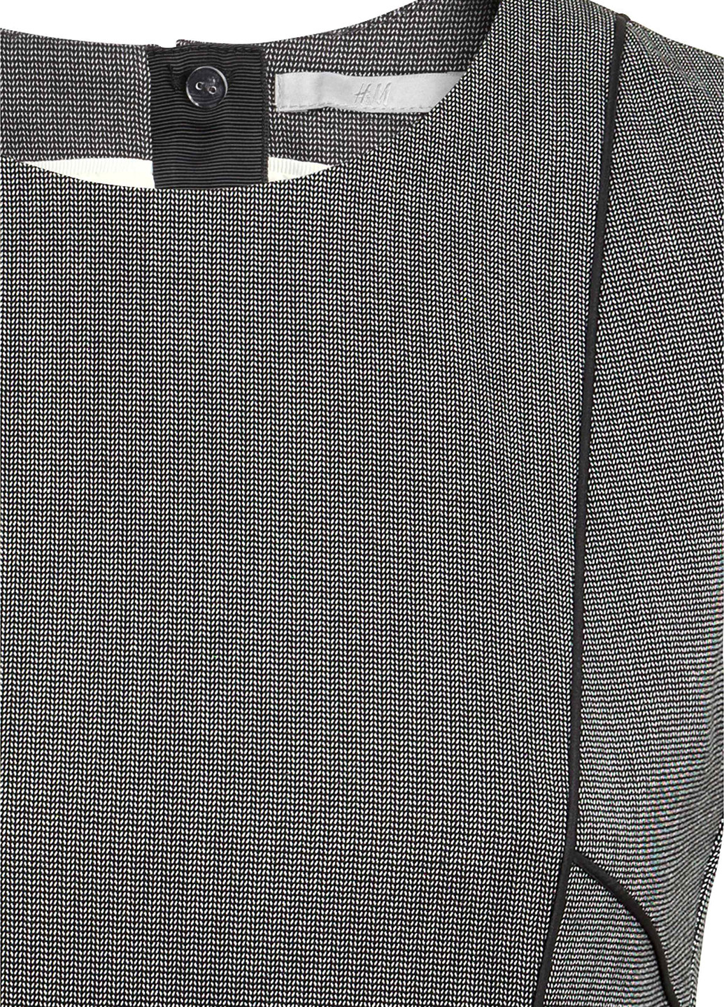 Черно-белое сукня демісезон,чорний білий, H&M с геометрическим узором