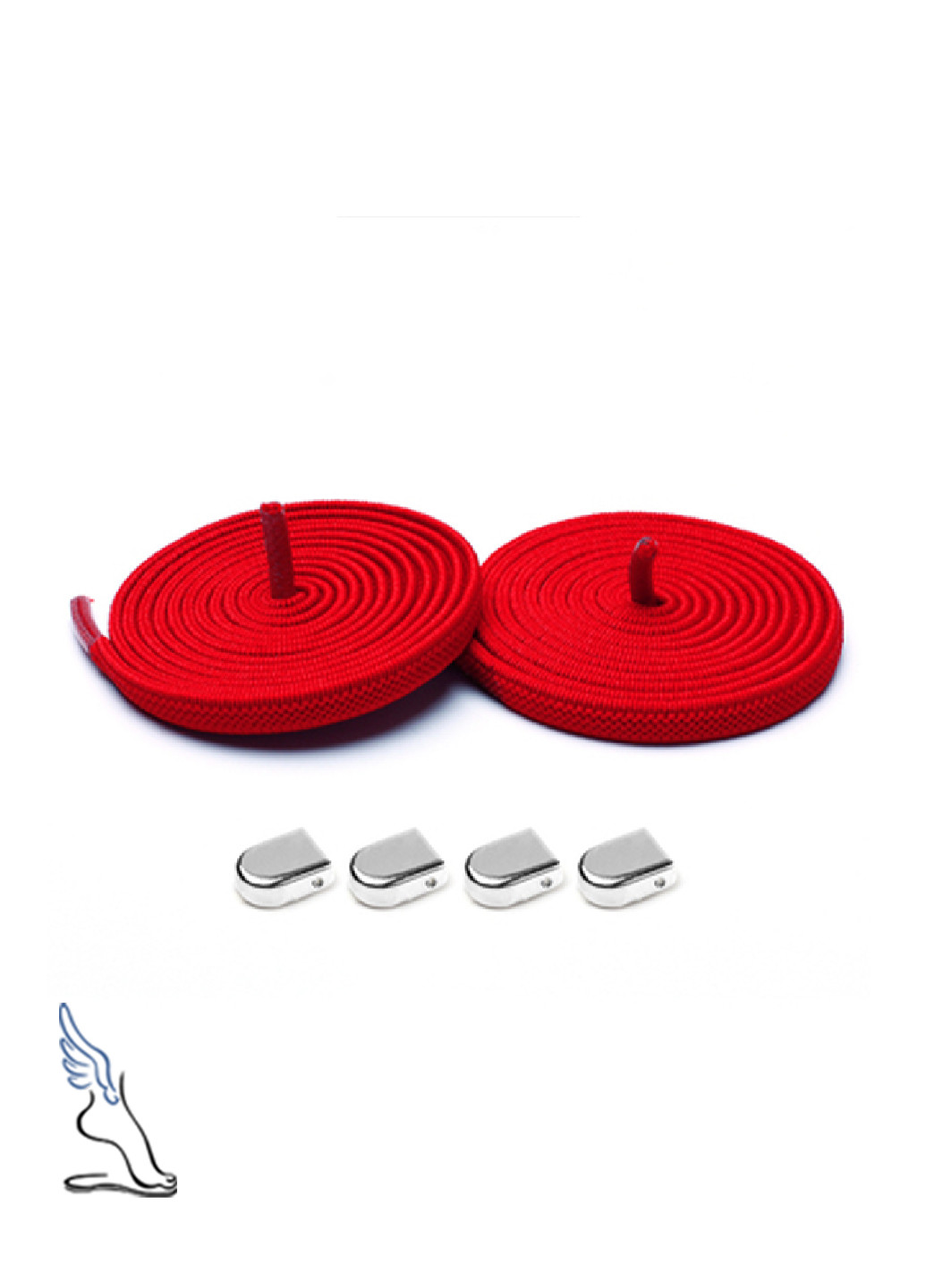 Кольорові еластичні шнурки-гумки з фіксатором-затискачем, 105 см, колір №46 No Brand (253654588)
