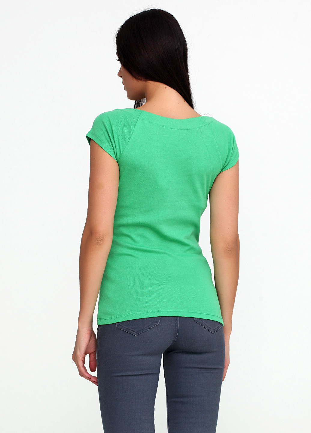 Зеленая летняя футболка Ralph Lauren