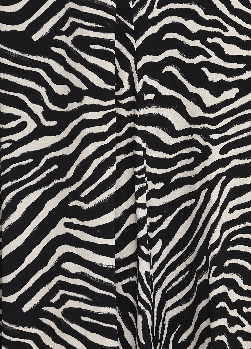 Черно-белая кэжуал с анималистичным узором юбка H&M макси