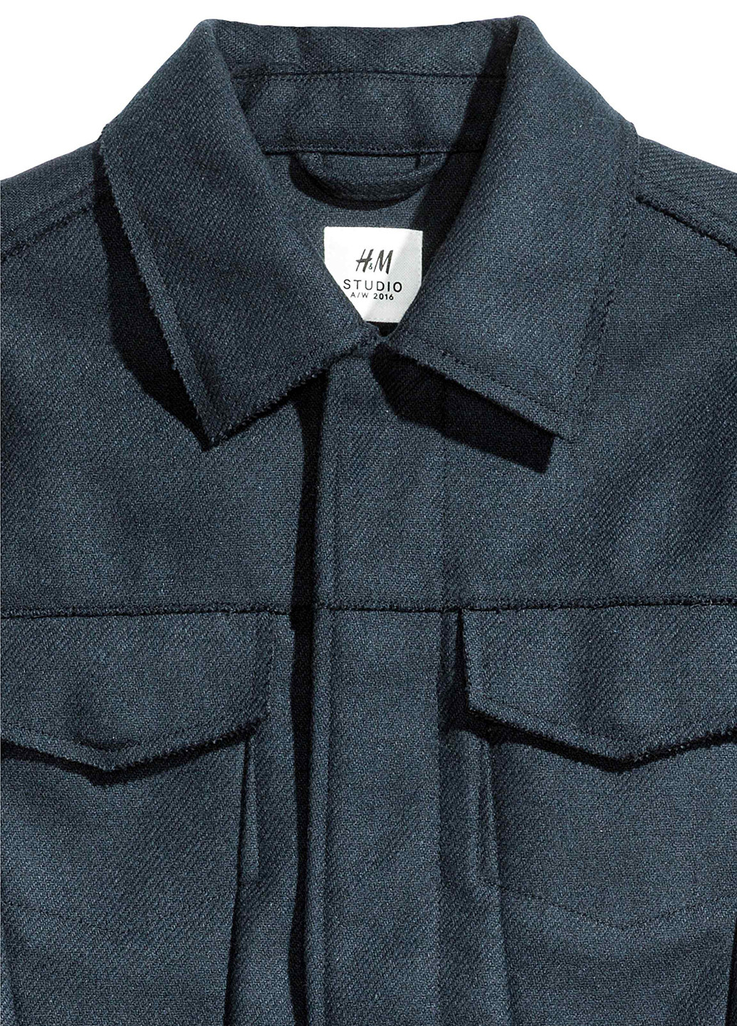 Темно-синяя демисезонная куртка H&M Studio