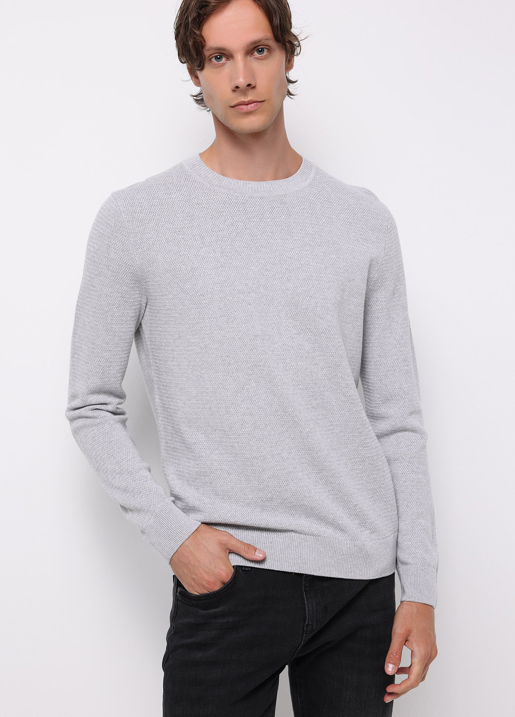 Світло-сірий демісезонний джемпер джемпер Colin's