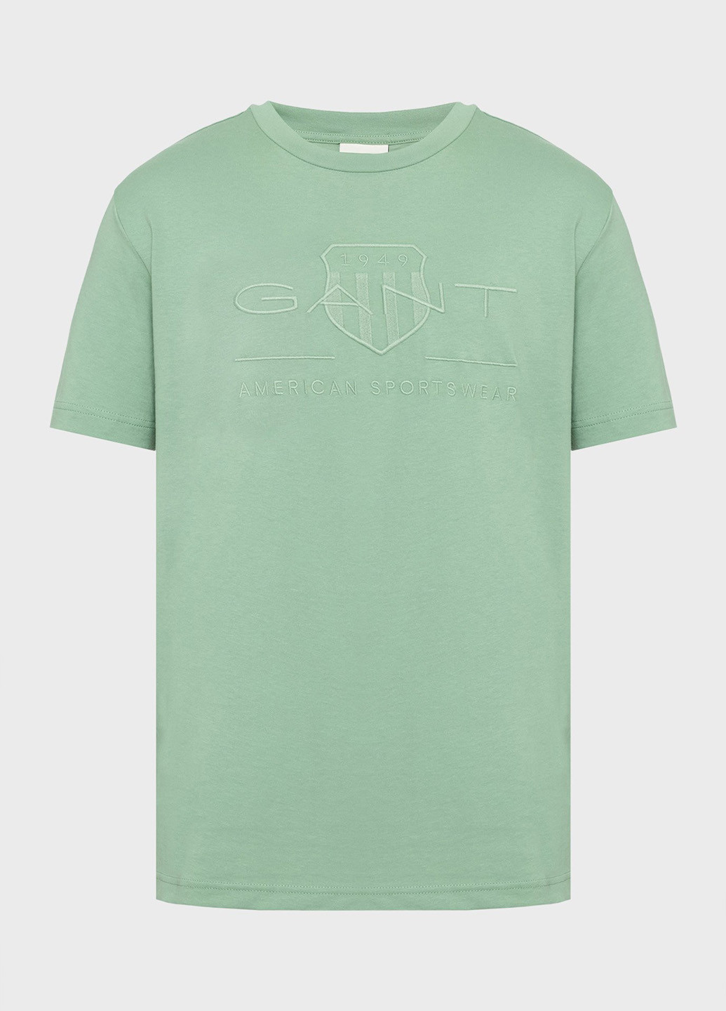 Оливкова футболка Gant