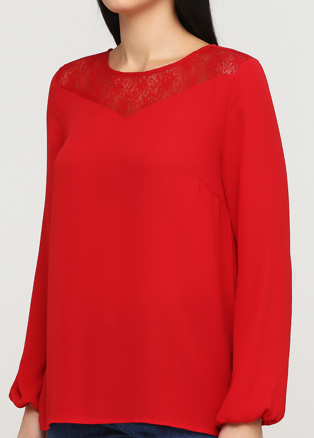 Красная демисезонная блуза Jacqueline de Yong
