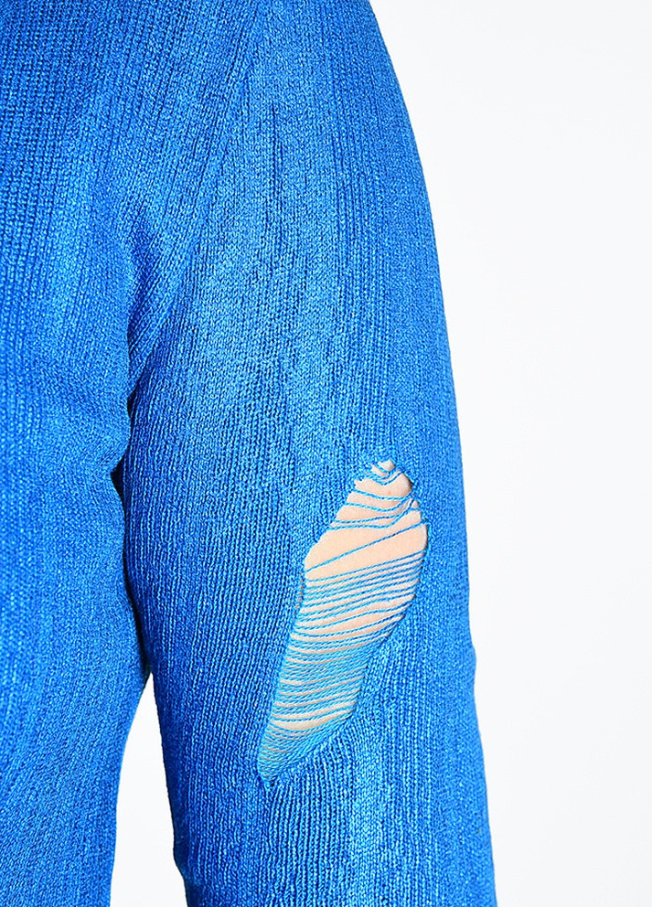 Синій літній светр жіночий синій розмір 42-44 AAA