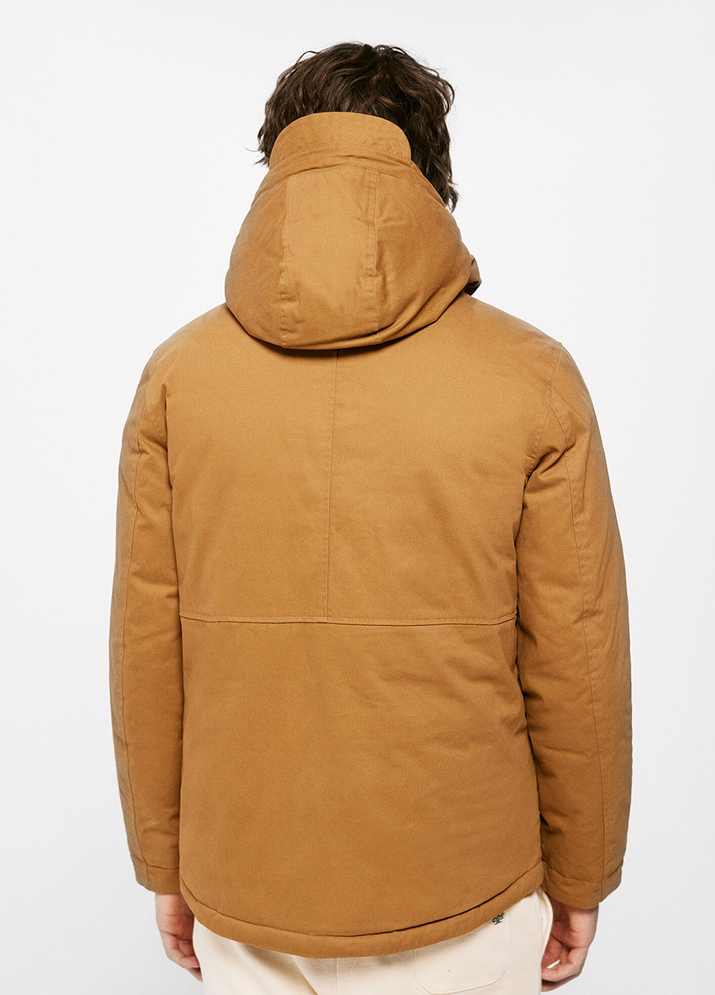 Светло-коричневая зимняя куртка Springfield