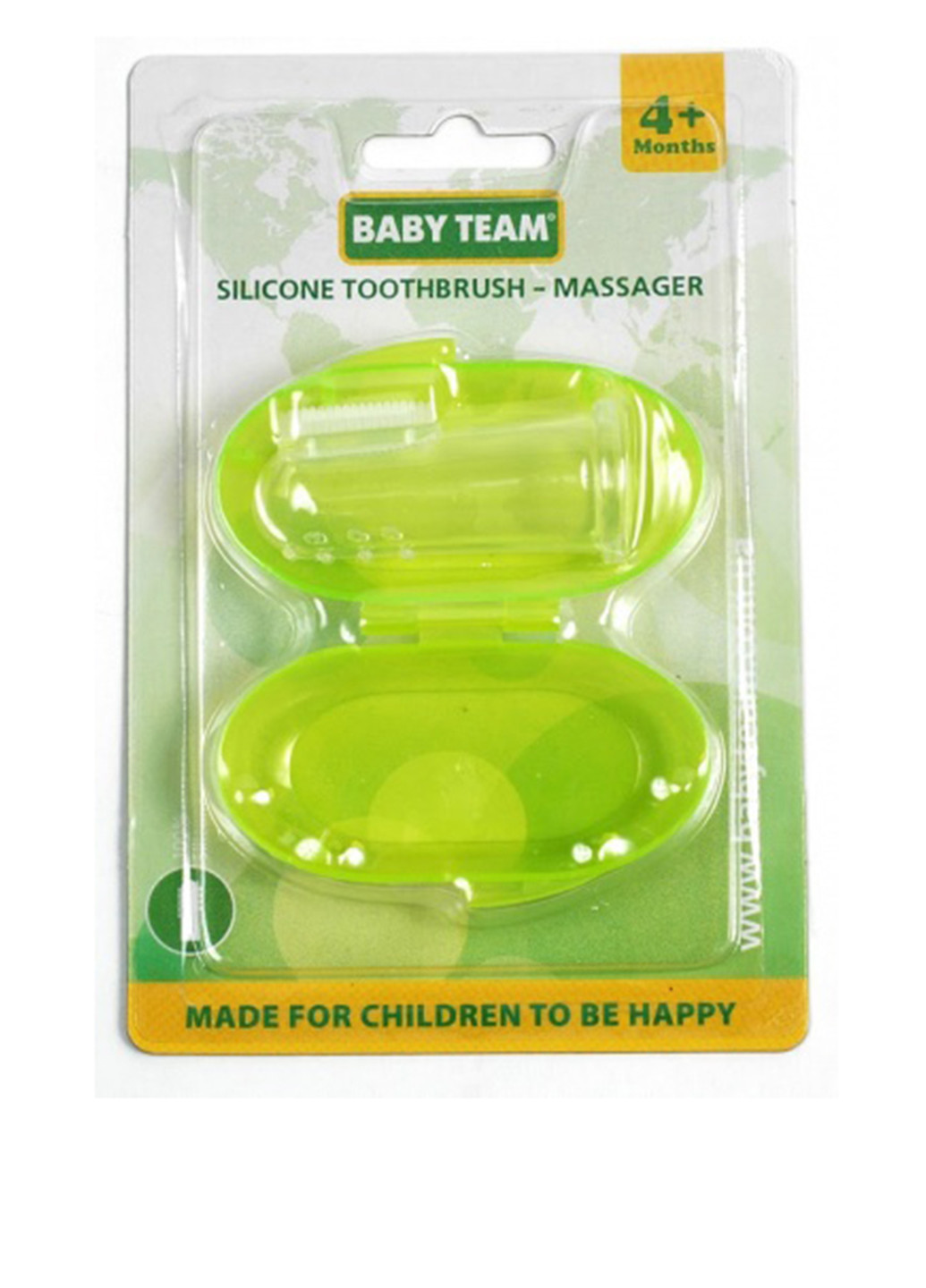 Зубная щетка-массажер с контейнером Baby Team (138464732)