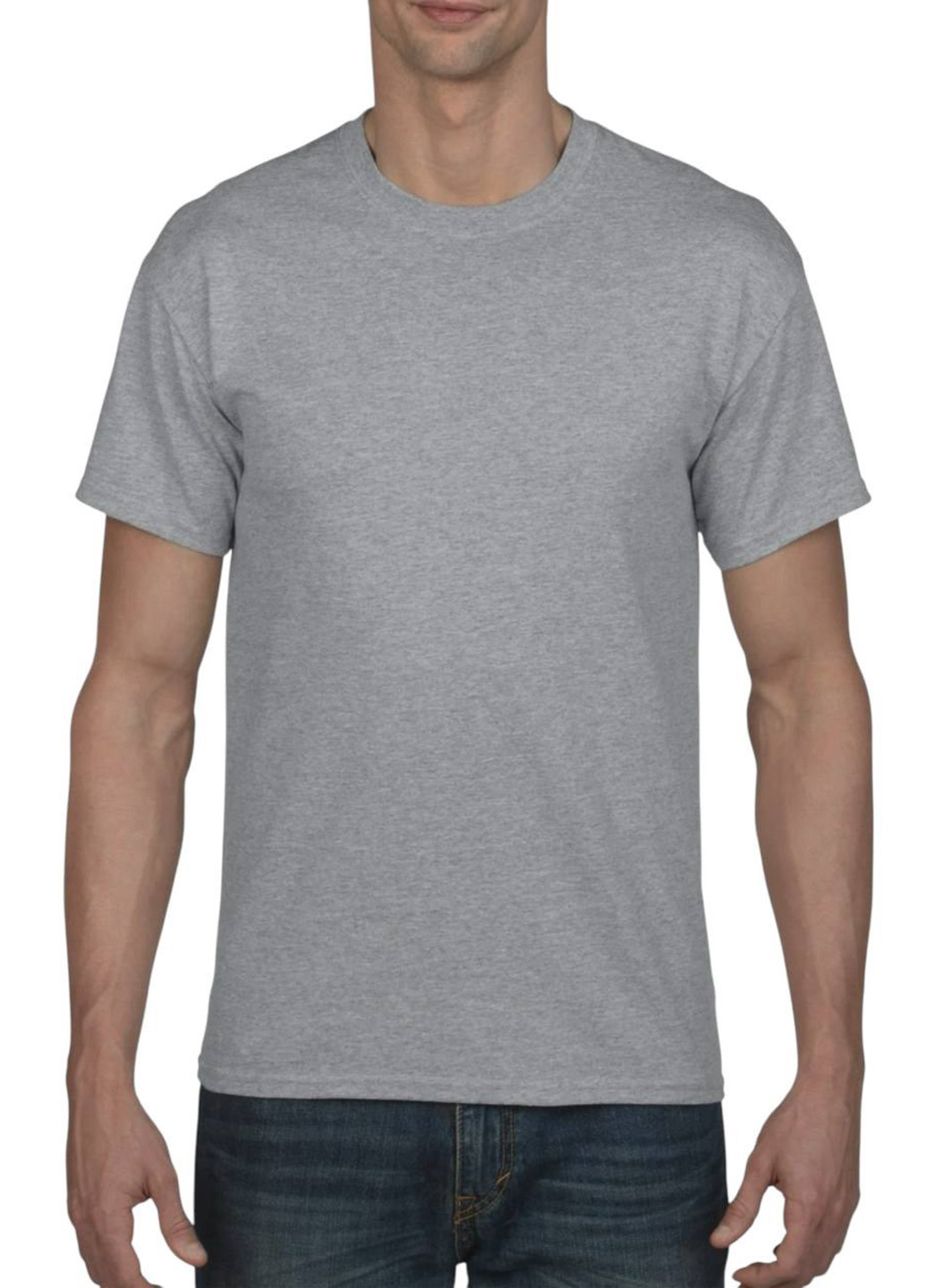 Серая футболка Gildan