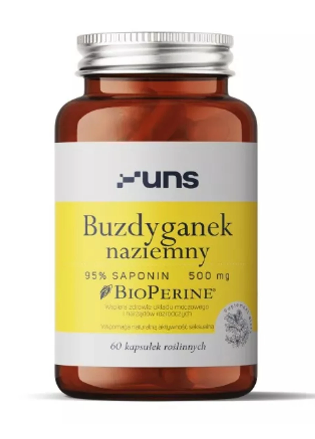 Трибулус террестрис Buzdyganek naziemny 60 капсул Uns (255407882)