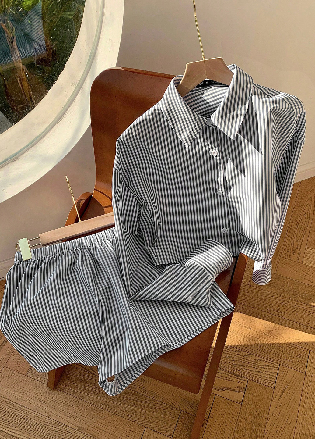 Костюм (сорочка, шорти) SHEIN (337834127)