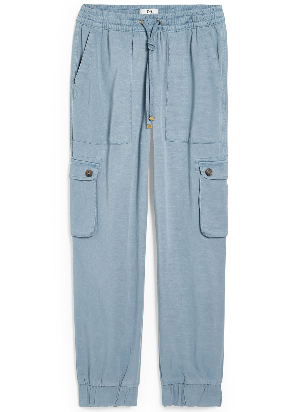 Голубые кэжуал летние карго брюки C&A