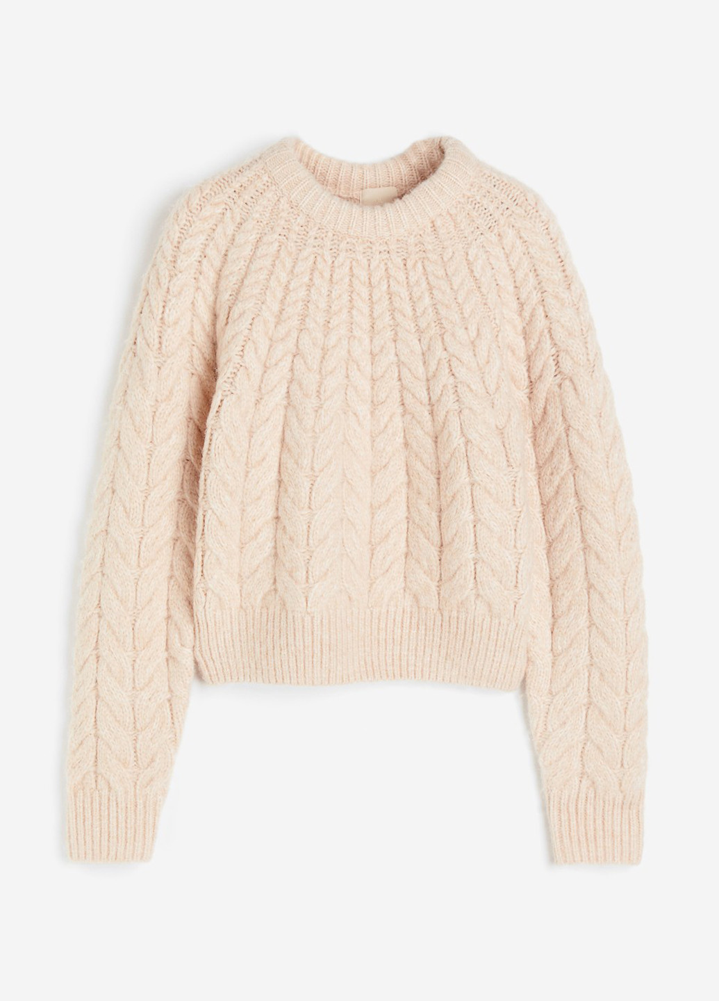 Светло-розовый зимний джемпер джемпер H&M