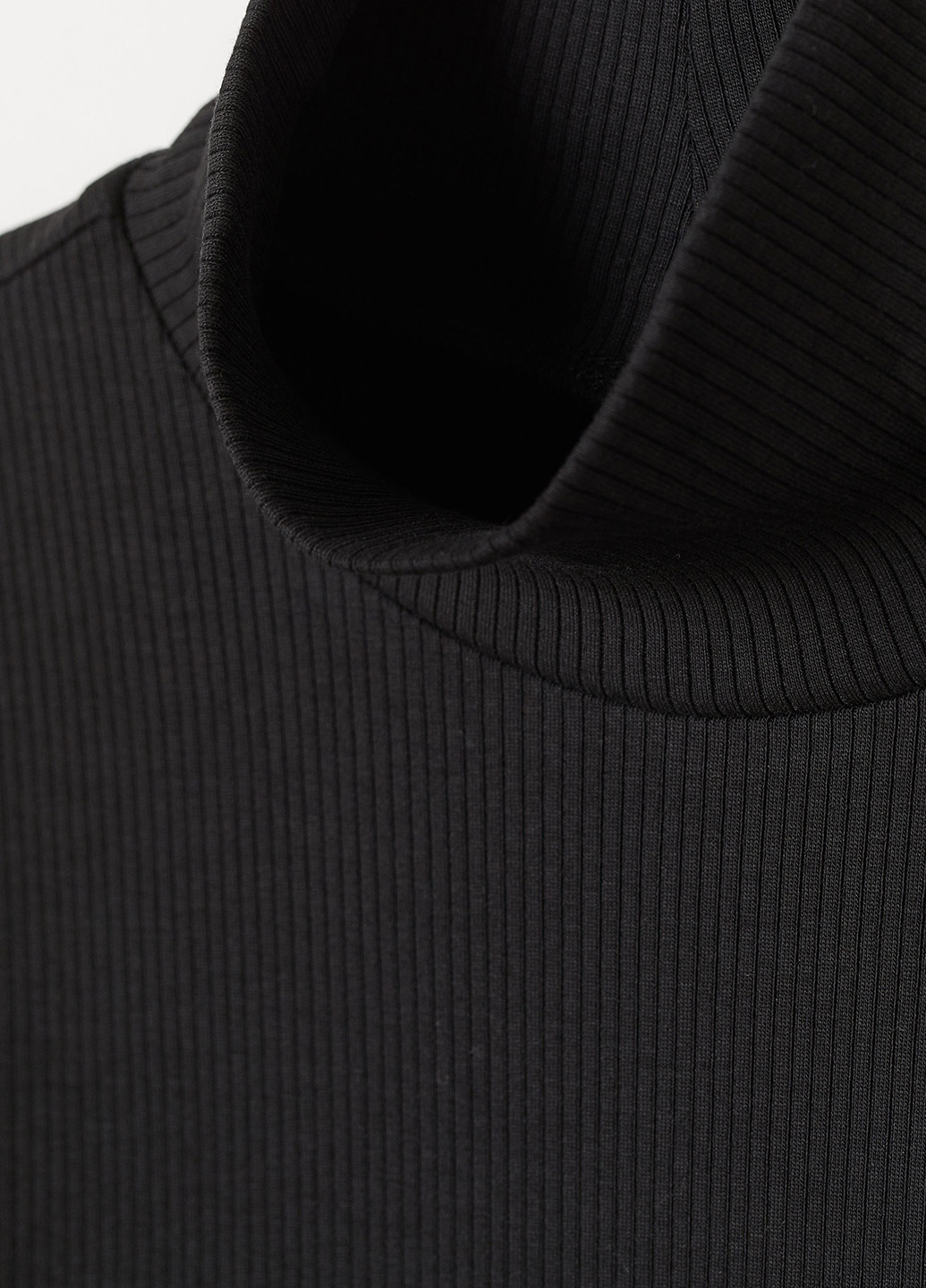 Чорна кежуал сукня сукня-водолазка H&M+ однотонна