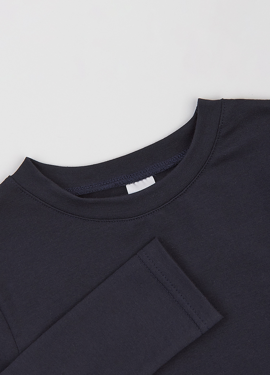 Темно-синий демисезонный кэжуал лонгслив Garnamama с надписями