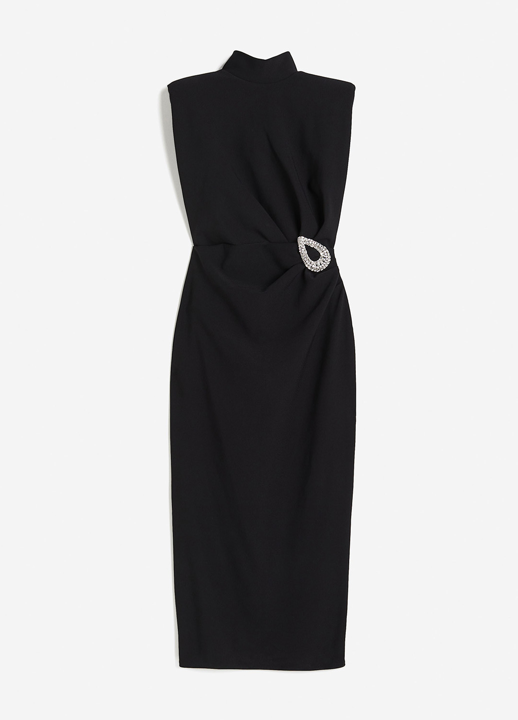 Чорна вечірня, кежуал сукня силуетна H&M однотонна