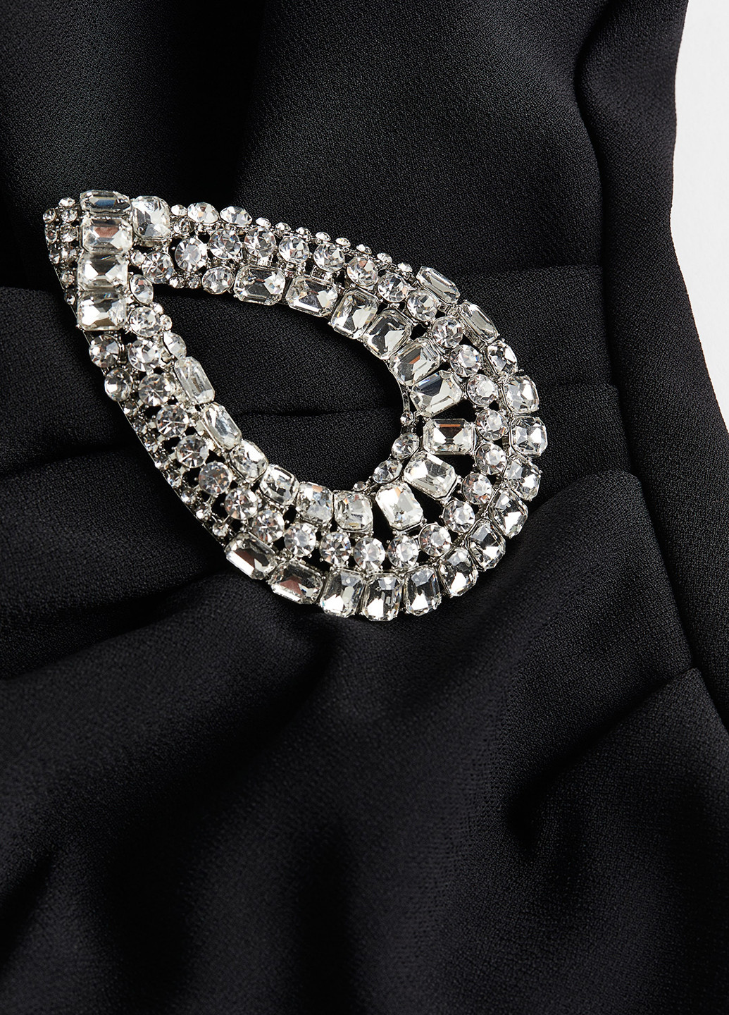 Чорна вечірня, кежуал сукня силуетна H&M однотонна