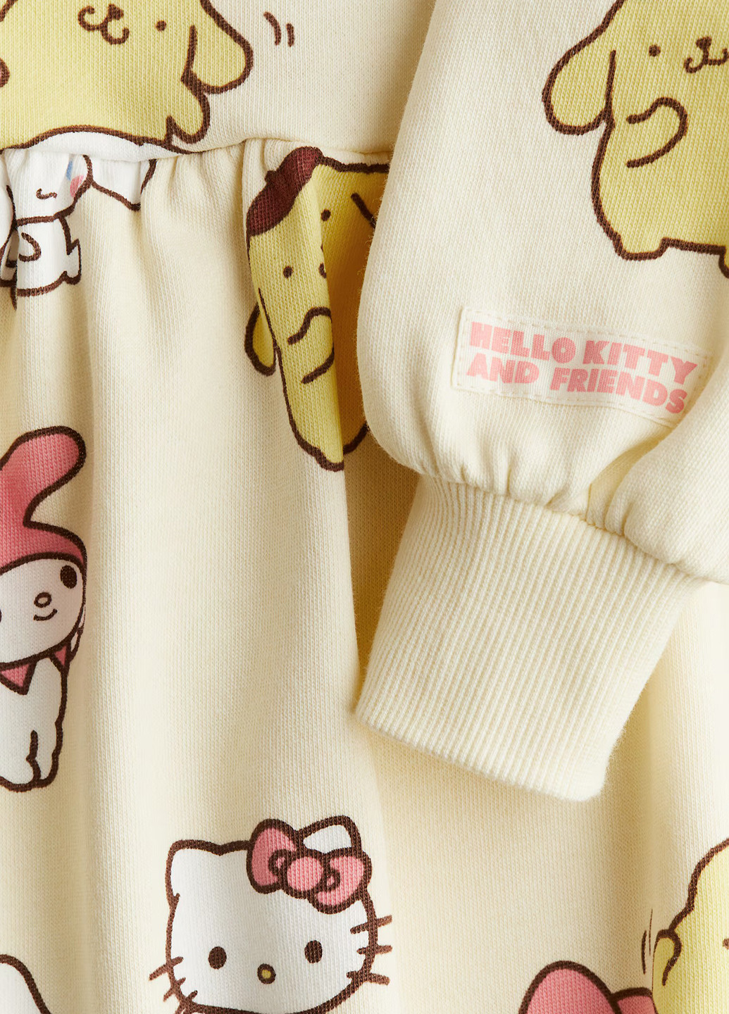 Светло-бежевое платье H&M (366117069)