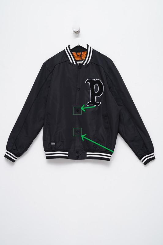 Бомбер Cropp бейсбольный на кнопках (329748193)