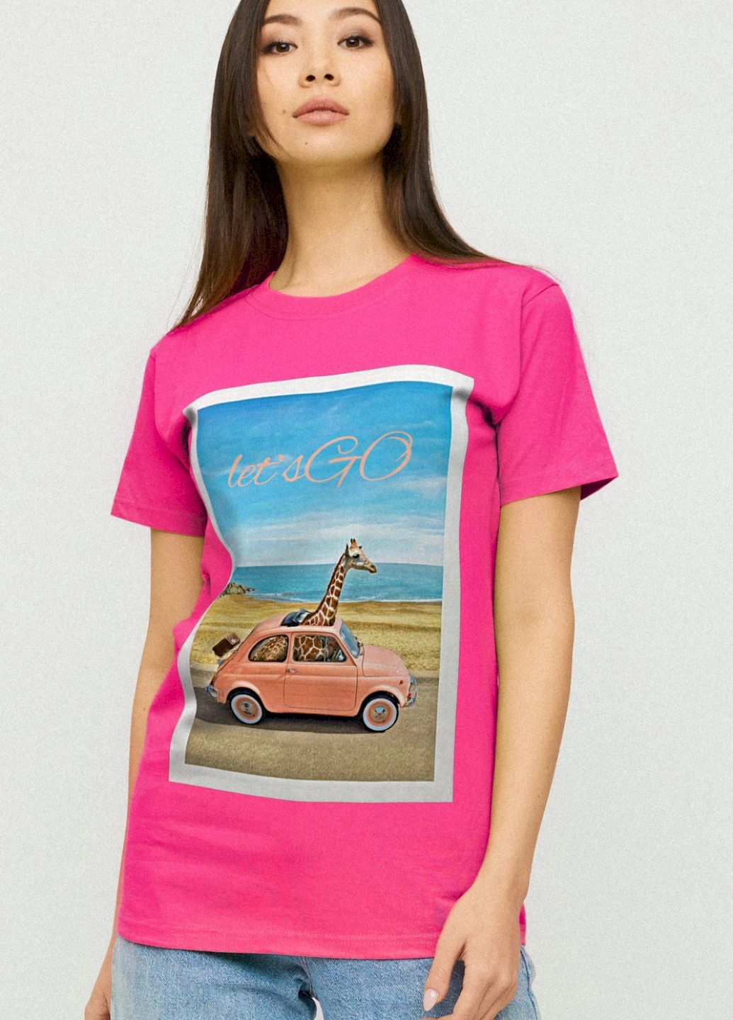 Футболка Boyfriend / air print / YAPPI - (237407576)