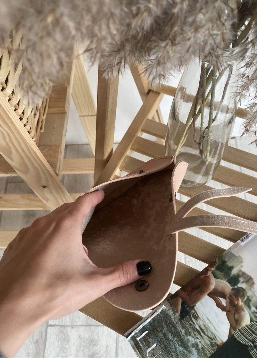 Поясна saddle bag на кнопках і ремінці, Пудра (2387) Ромашка Поясная (224146888)