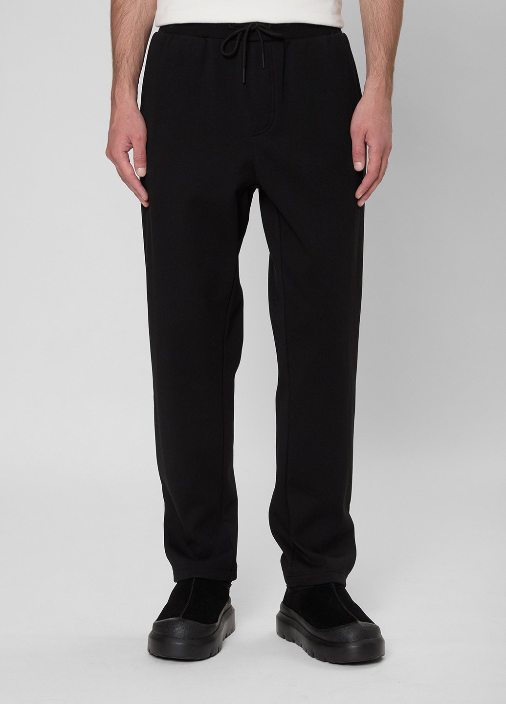 Черные кэжуал, спортивные демисезонные прямые брюки PRPY