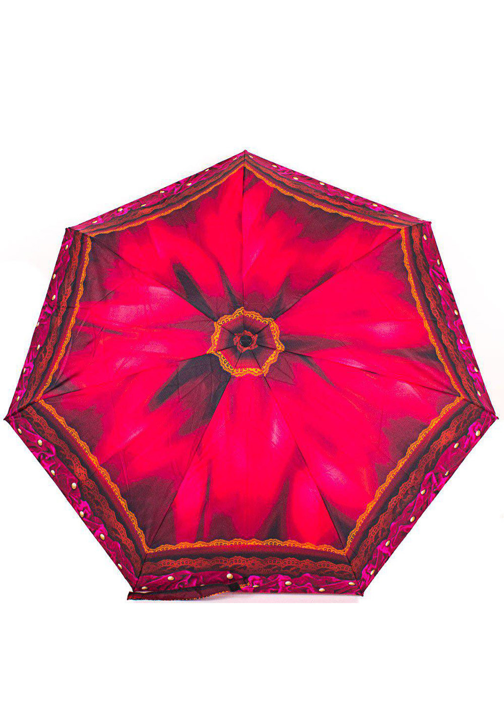 Бордова жіночий складаний парасолька повний автомат 93 см Airton (194317756)