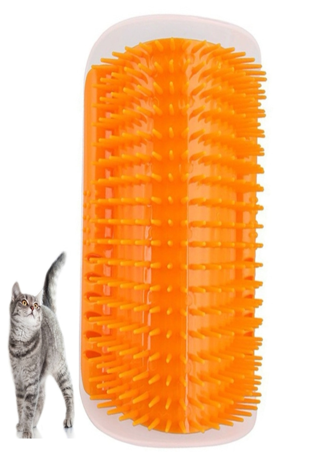 Самогрумер расческа для ухода за домашними животными щетка для кошек (194797961) Оранжевый Francesco Marconi (209509513)