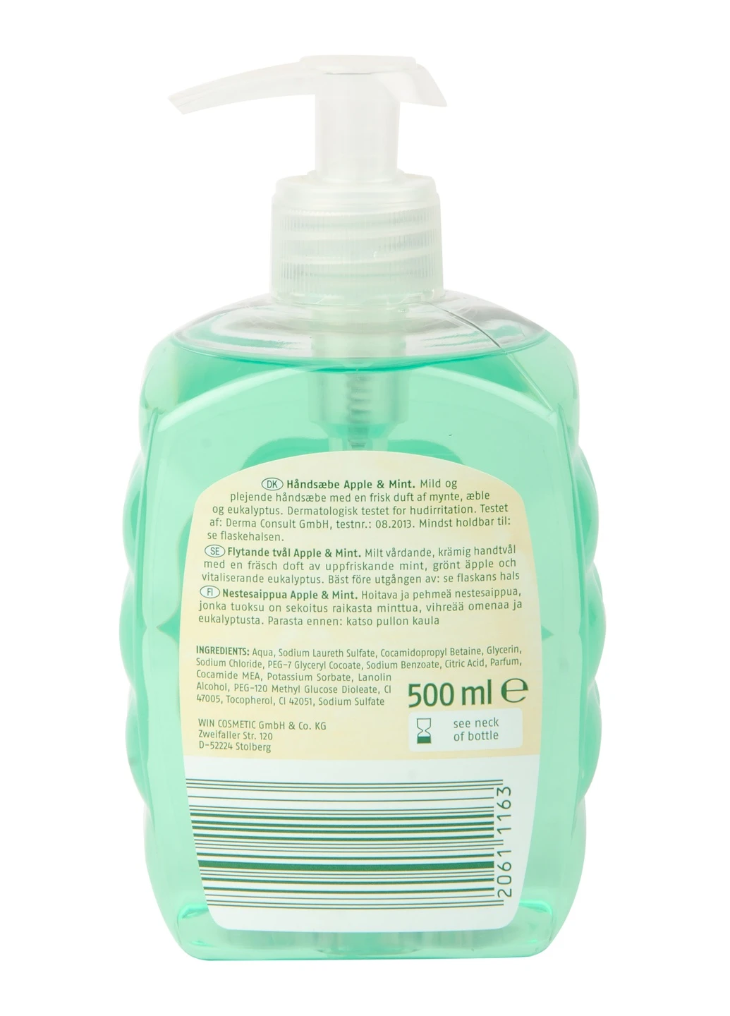 Рідке мило Apple & Mint 500 мл Cien (225544545)
