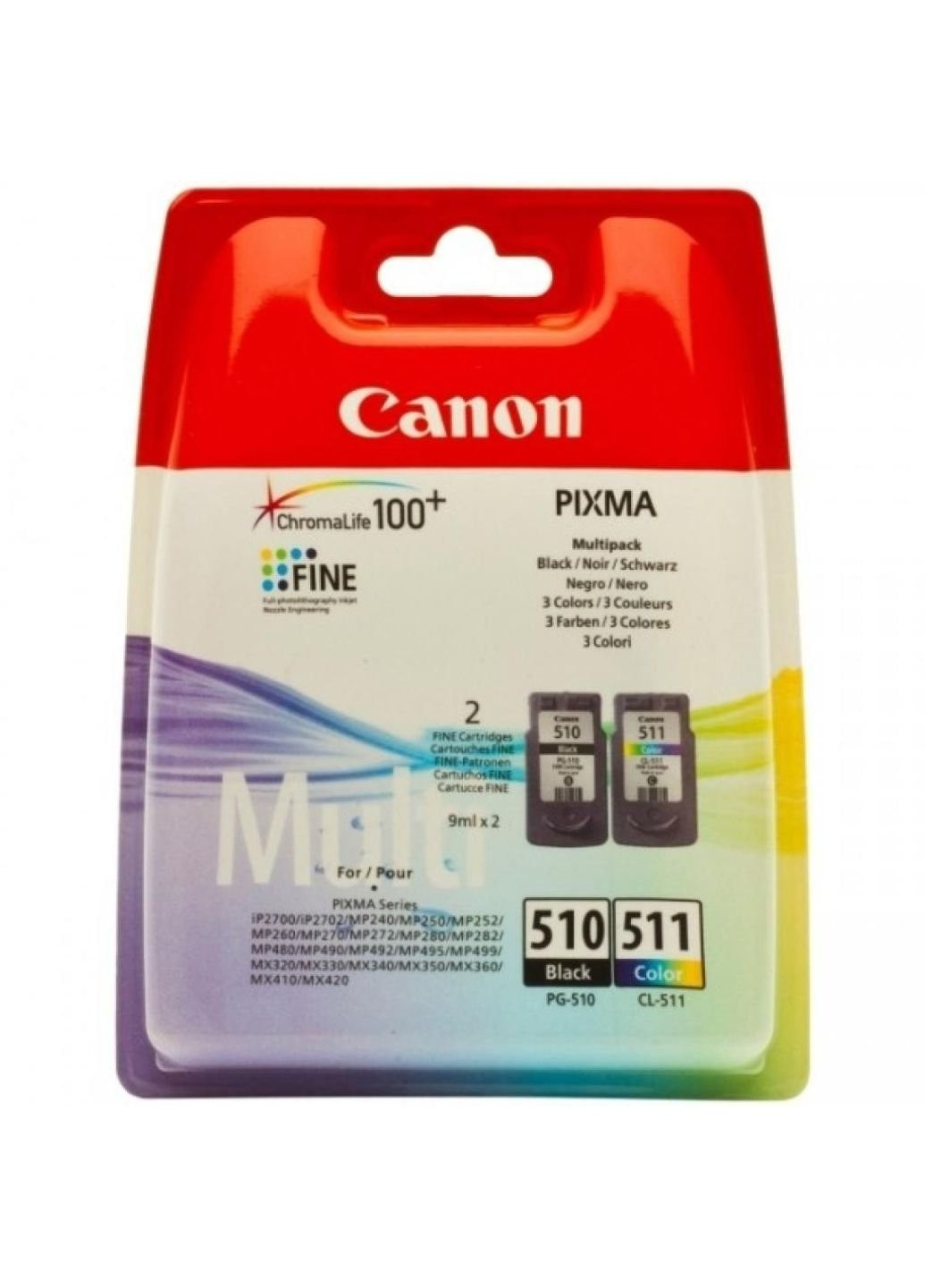 Картридж PG-510 + CL-511 MULTIPACK (2970B010) Canon pg-510+cl-511 multipack (247614727)